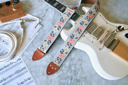 'Rosachi' Guitar/Bass Hippie Strap