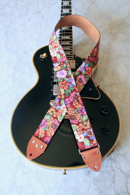 'Fruits & Flowers' Guitar/Bass Hippie Strap