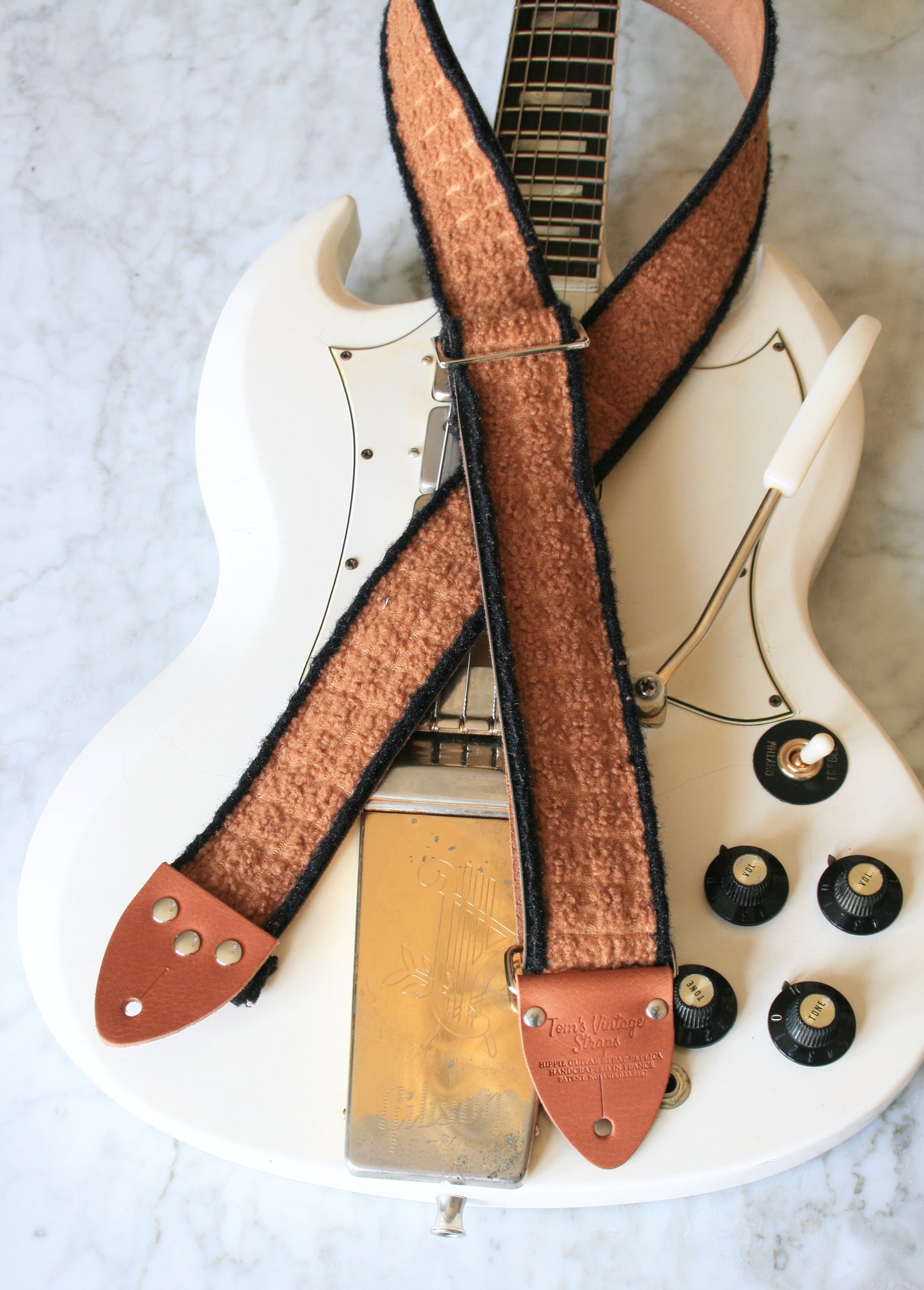 Brown 'Sherpa' Guitar/Bass Hippie Strap