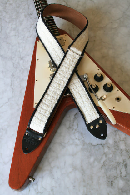 White 'Sherpa' Guitar/Bass Hippie Strap