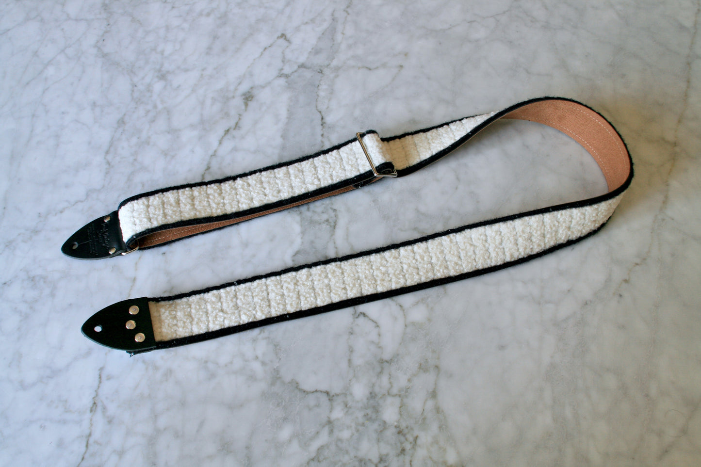 White 'Sherpa' Guitar/Bass Hippie Strap
