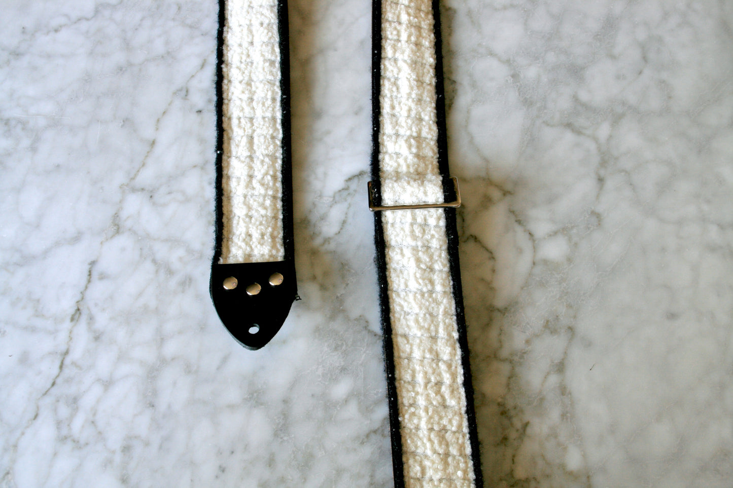 White 'Sherpa' Guitar/Bass Hippie Strap