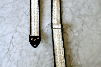 White 'Sherpa' Guitar/Bass Hippie Strap