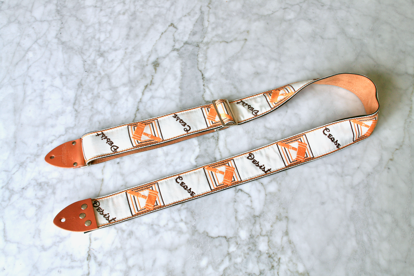 'Cease & desist' Guitar/Bass Hippie Strap
