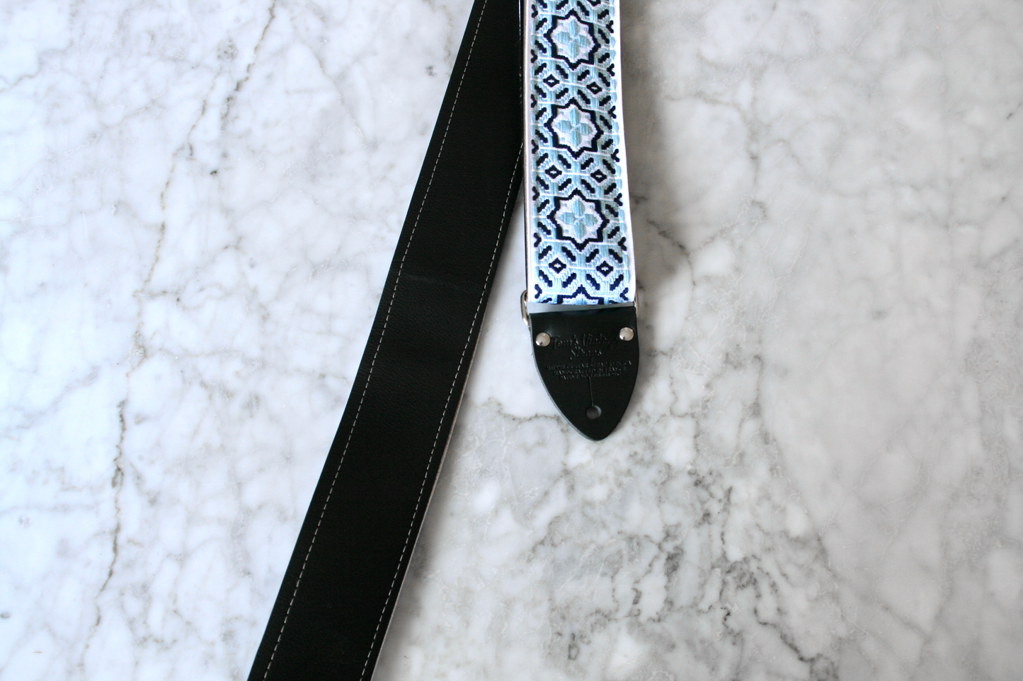 Blue 'Octastar' Guitar/Bass Hippie Strap