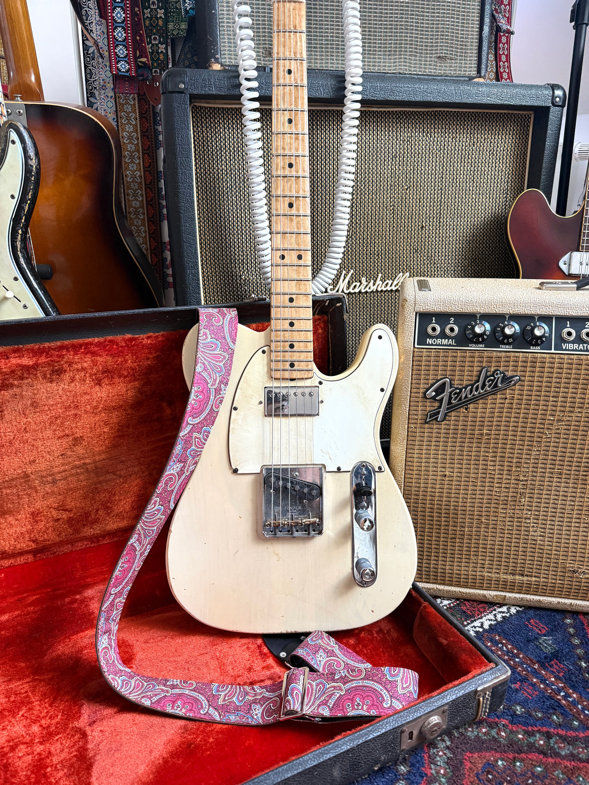 'Paisley' Guitar/Bass Hippie Strap