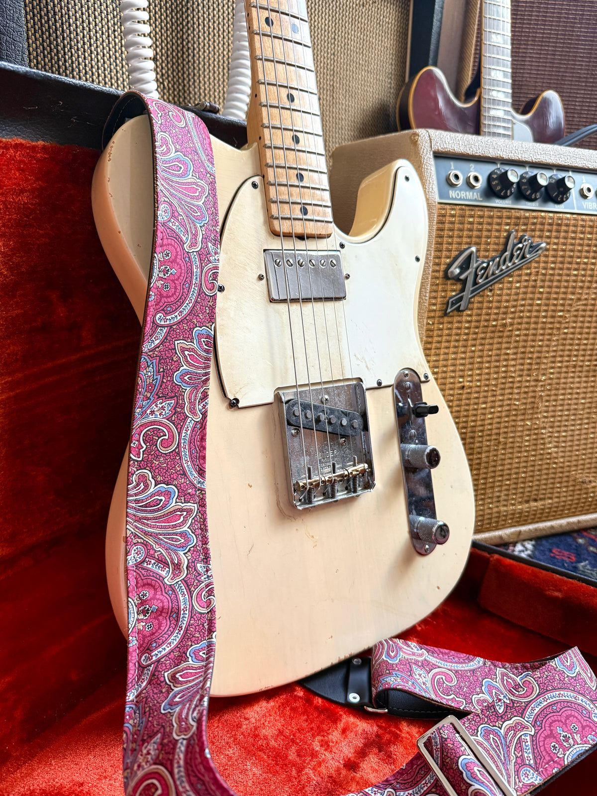 'Paisley' Guitar/Bass Hippie Strap