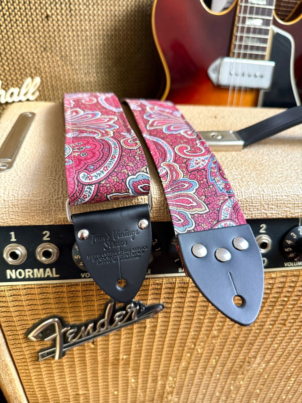 'Paisley' Guitar/Bass Hippie Strap