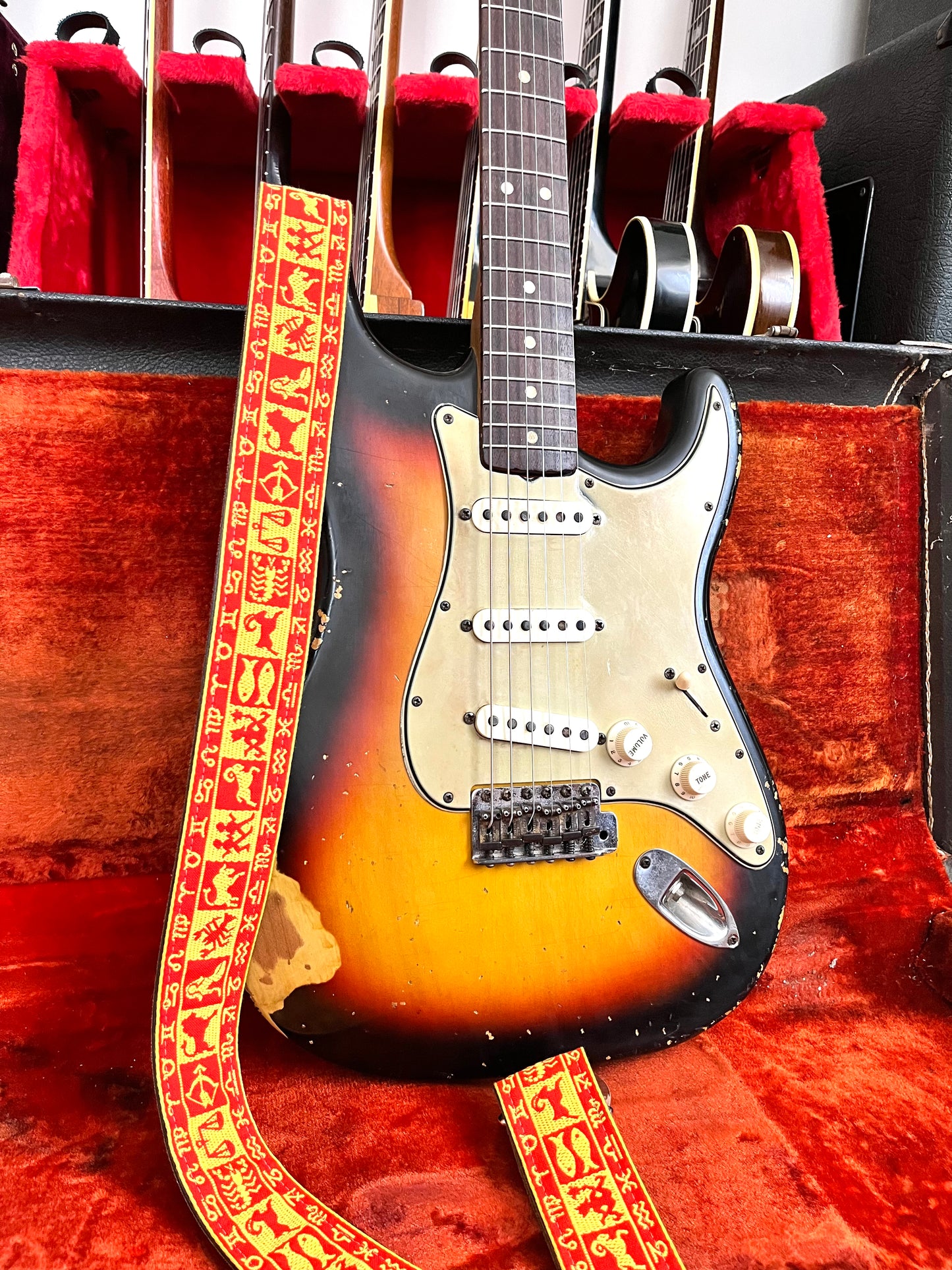 'Astrology' Guitar/Bass Hippie Strap
