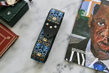 Load image into Gallery viewer, Blue &#39;Woodstock&#39; Guitar/Bass Hippie Strap
