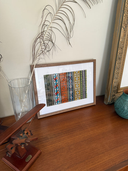 "Custom Vintage Handmade Frame" - serial #6 - L size (40x30cm)