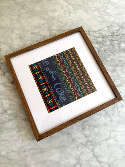 "Custom Vintage Handmade Frame" - serial #8 - M size (30x30cm)