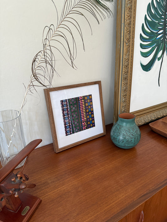 "Custom Vintage Handmade Frame" - serial #9 - M size (30x30cm)
