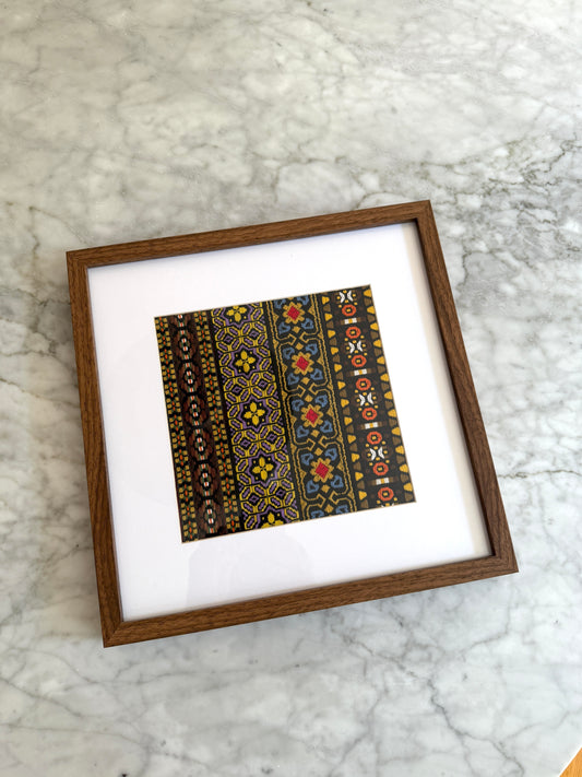 "Custom Vintage Handmade Frame" - serial #11 - M size (30x30cm)