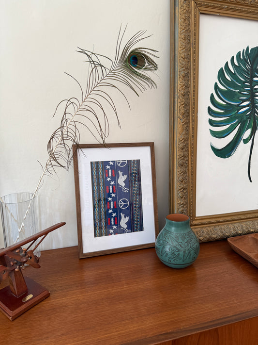 "Custom Vintage Handmade Frame" - serial #12 - L size (40x30cm)
