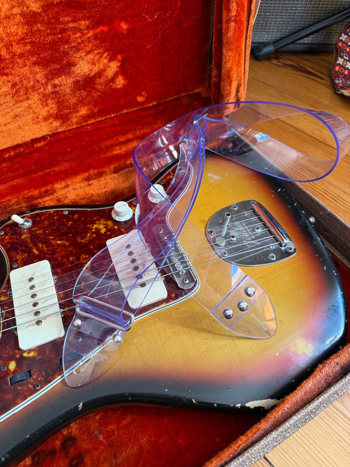 'Ghost' PVC Guitar/Bass Hippie Strap