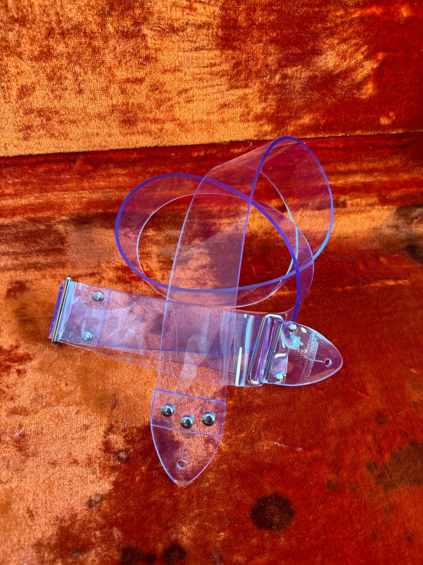 'Ghost' PVC Guitar/Bass Hippie Strap