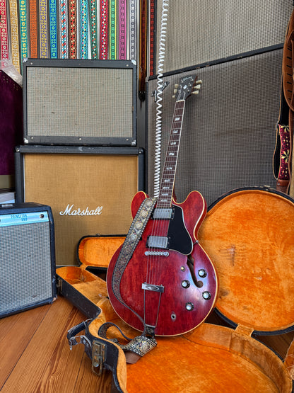 Bronze 'Peacock' Guitar/Bass Hippie Strap