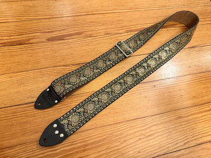 Bronze 'Peacock' Guitar/Bass Hippie Strap