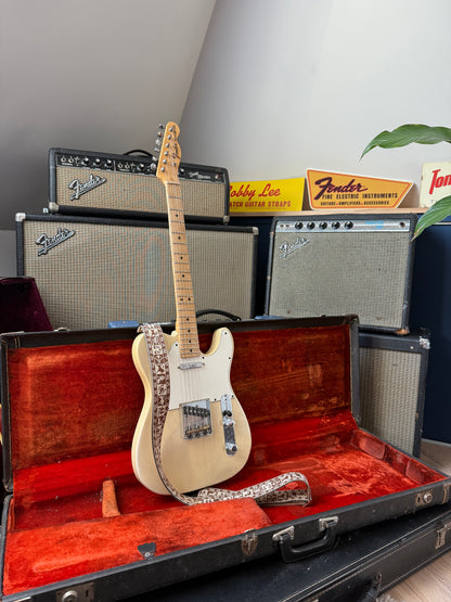 Beige 'Astrology' Guitar/Bass Hippie Strap