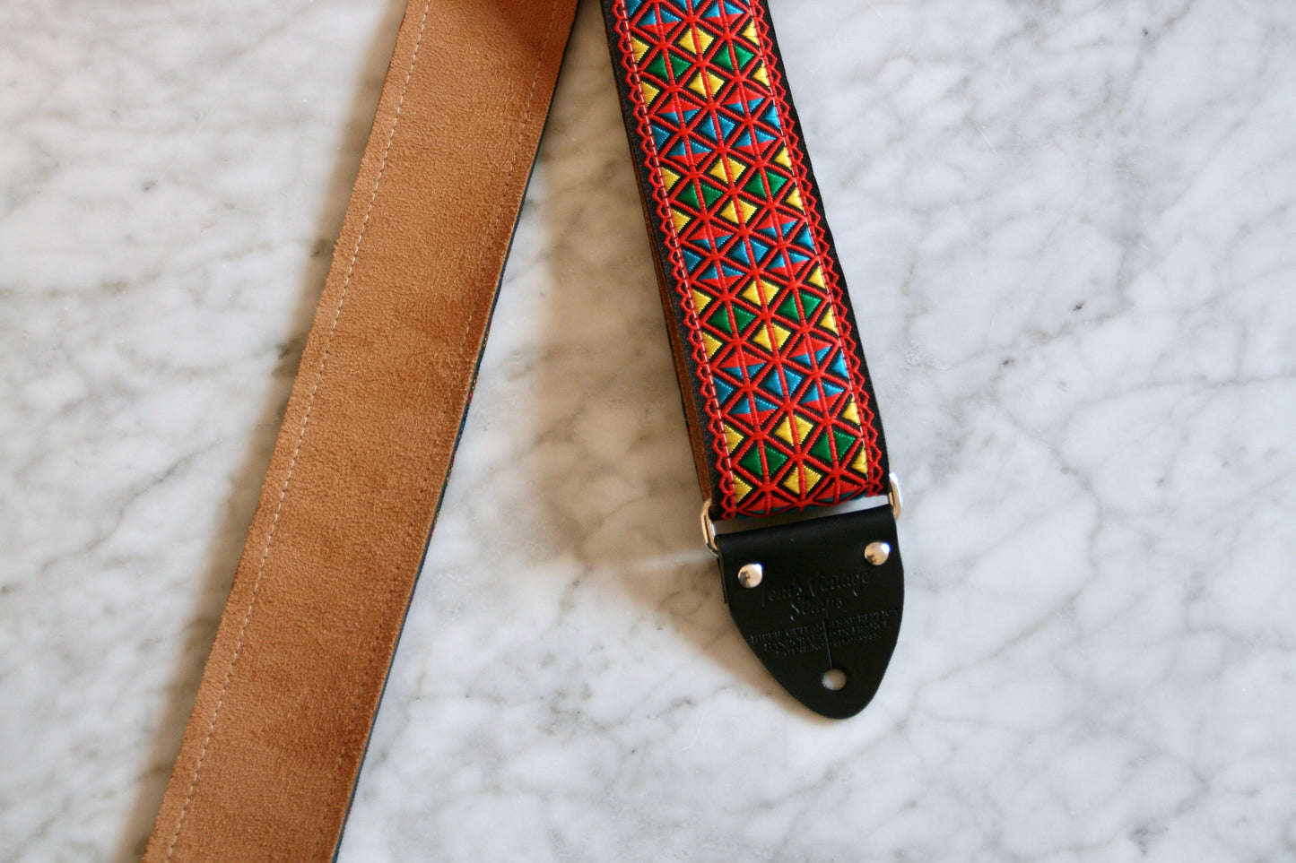 Red 'Monterey' Guitar/Bass Hippie Strap