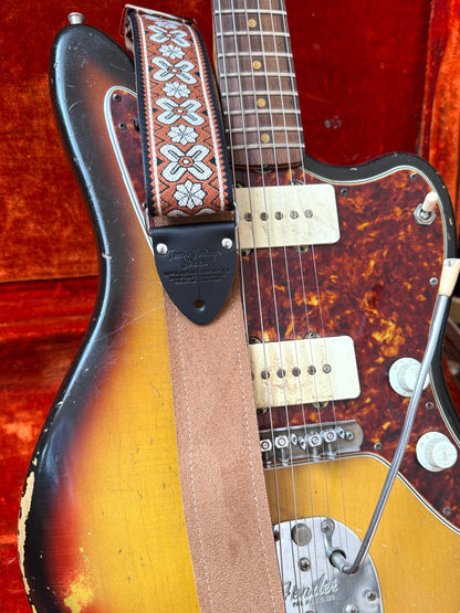 Brown 'Greenwich' Guitar/Bass Hippie Strap