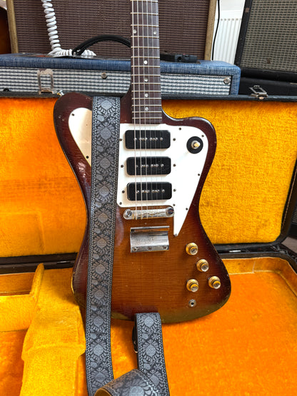 Onyx 'Peacock' Guitar/Bass Hippie Strap
