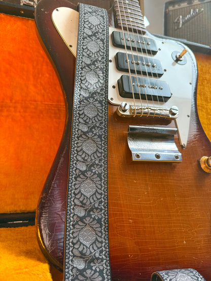 Onyx 'Peacock' Guitar/Bass Hippie Strap