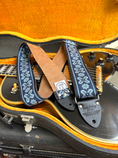 Indigo 'Greenwich' Guitar/Bass Hippie Strap