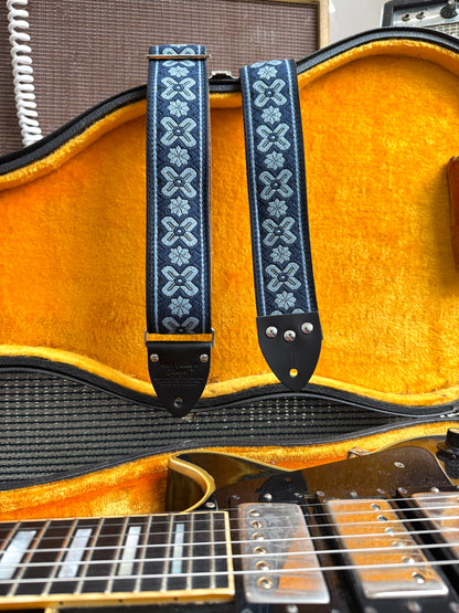 Indigo 'Greenwich' Guitar/Bass Hippie Strap