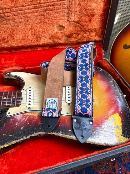 Mauve 'Greenwich' Guitar/Bass Hippie Strap