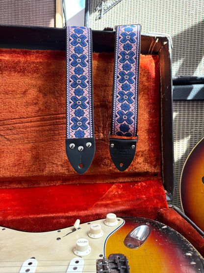 Mauve 'Greenwich' Guitar/Bass Hippie Strap