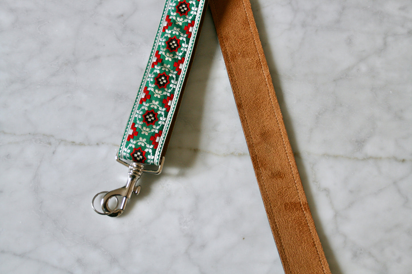 Green 'Inca' Hippie Camera / Bag Strap