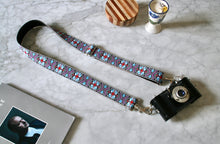 Load image into Gallery viewer, Purple &#39;Inca&#39; Hippie Camera / Bag Strap
