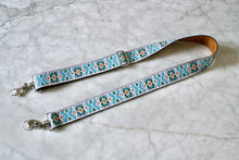 Load image into Gallery viewer, Blue &#39;Inca&#39; Hippie Camera / Bag Strap
