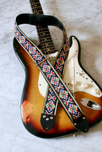 Load image into Gallery viewer, Black Southwest&#39; Guitar/Bass Hippie Strap
