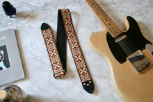 Load image into Gallery viewer, Brown &#39;Beck&#39; Guitar/Bass Hippie Strap
