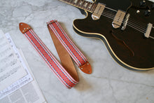 Load image into Gallery viewer, Coral &#39;Lindy&#39; Guitar/Bass Hippie Strap
