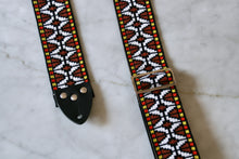 Load image into Gallery viewer, Brown &#39;Rhombus&#39; Guitar/Bass Hippie Strap
