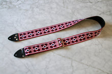 Load image into Gallery viewer, Cardinal Red &#39;Fillmore&#39; Guitar/Bass Hippie Strap
