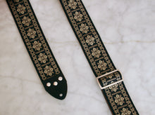 Load image into Gallery viewer, Grey &#39;Crossroads&#39; Guitar/Bass Hippie Strap
