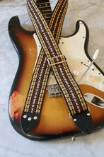 Load image into Gallery viewer, Brown &#39;Maco&#39; Guitar/Bass Hippie Strap
