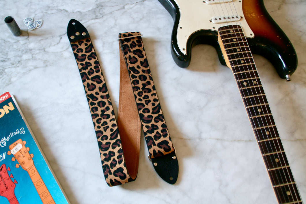 'Leopard' Guitar/Bass Hippie Strap