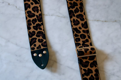 'Leopard' Guitar/Bass Hippie Strap