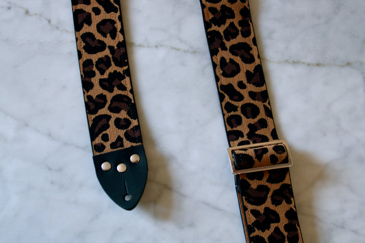 'Leopard' Guitar/Bass Hippie Strap