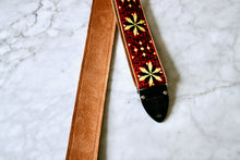 Load image into Gallery viewer, Red &#39;Dresden&#39; Guitar/Bass Hippie Strap
