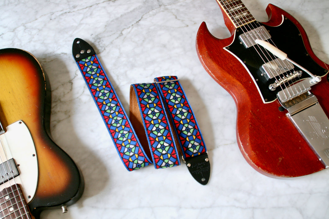 Beck 'Stained Glass' Guitar/Bass Hippie Strap