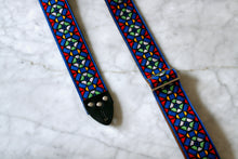 Load image into Gallery viewer, Beck &#39;Stained Glass&#39; Guitar/Bass Hippie Strap
