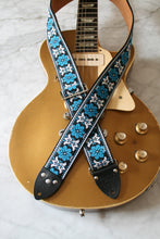 Load image into Gallery viewer, Blue &#39;Haze&#39; Guitar/Bass Hippie Strap
