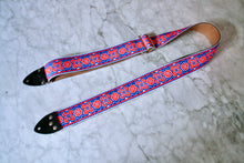 Load image into Gallery viewer, Coral &#39;Greenwich&#39; Guitar/Bass Hippie Strap
